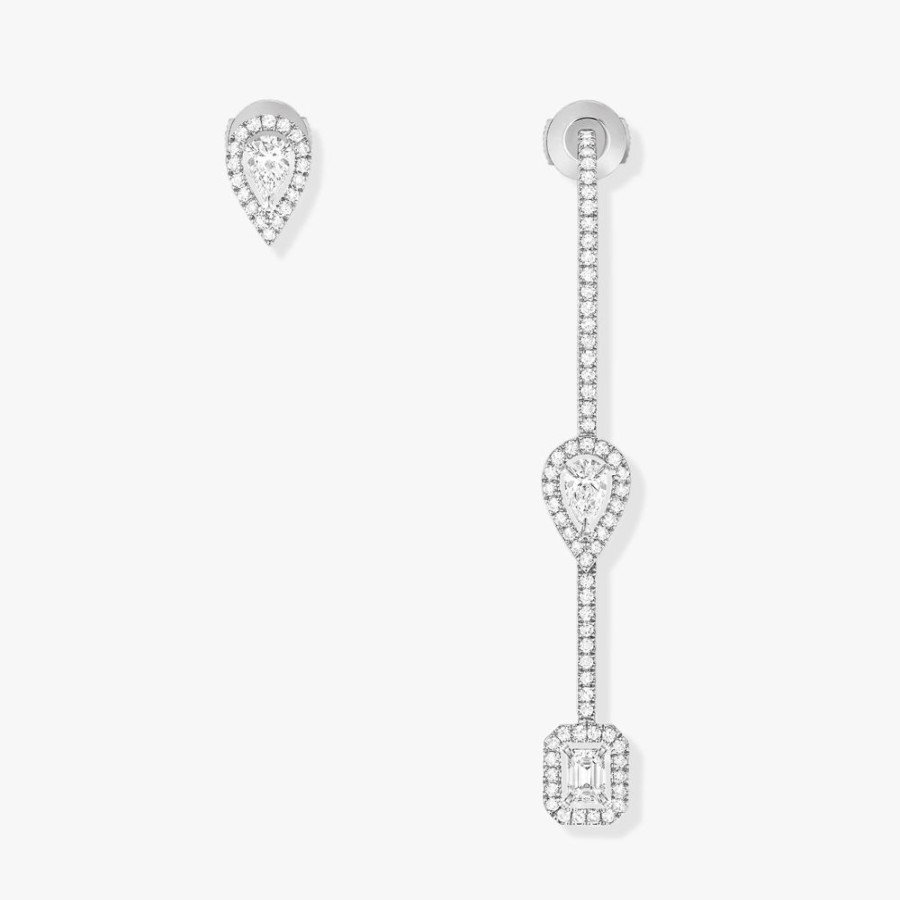 Joaillerie Messika | My Twin Hamecon Pave Et Puce 3X0,10Ct