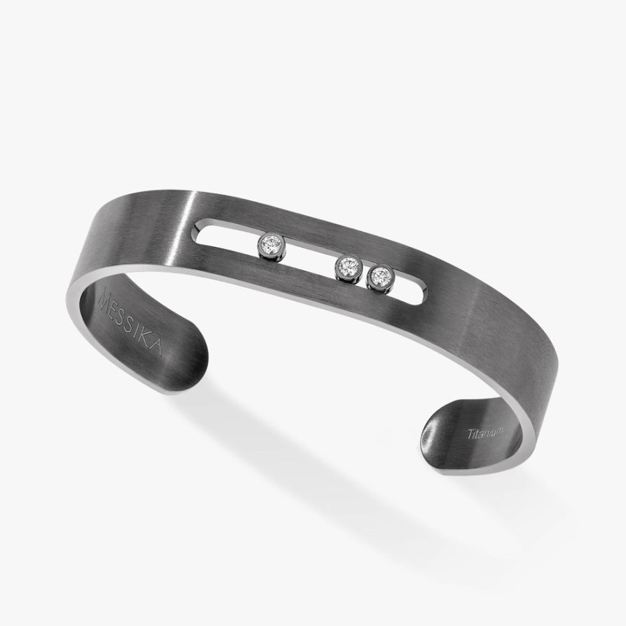 Joaillerie Messika | Bangle Move Titanium Graphite